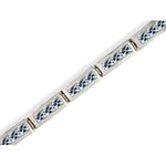 14k Gold Gemstone Swiss Blue Topaz Bracelet (9.6.cts.tw) - JewelryNest