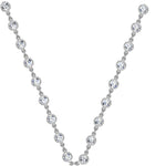 14k Gold All Around Diamond By The Yard Necklace (4.80.cts.tw) - JewelryNest