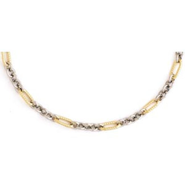 14k Solid Gold Corinthian Anchored Necklace (19.7.gr.tw) - JewelryNest