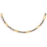 14k Solid Gold Corinthian Anchored Necklace (19.7.gr.tw) - JewelryNest