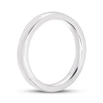 14k Gold Low Dome Comfort Fit Wedding Band (3.0 mm) - JewelryNest