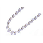 14k Yellow Gold White Cultured Freshwater Pearls By the Yard Necklace - JewelryNest