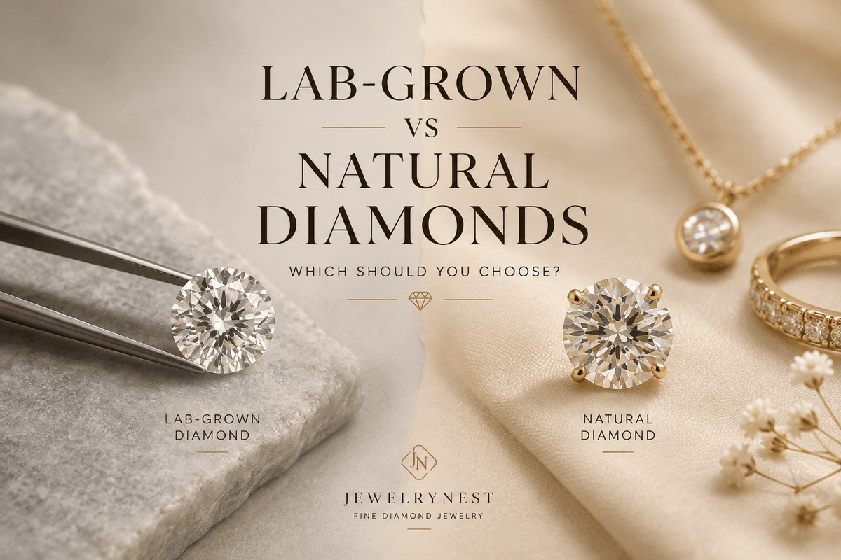 Lab-Grown vs Natural Diamonds: Which Should You Choose? - JewelryNest LLC