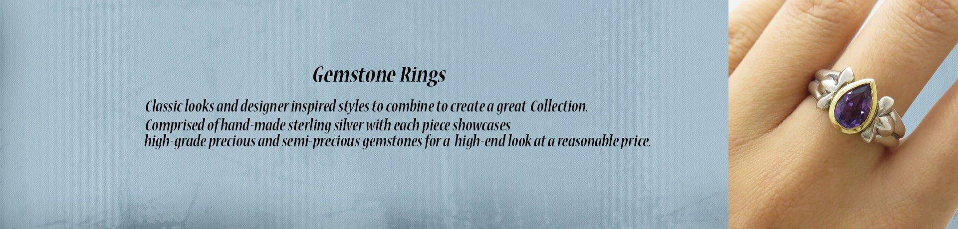 Gemstone Rings for Women | JewelryNest