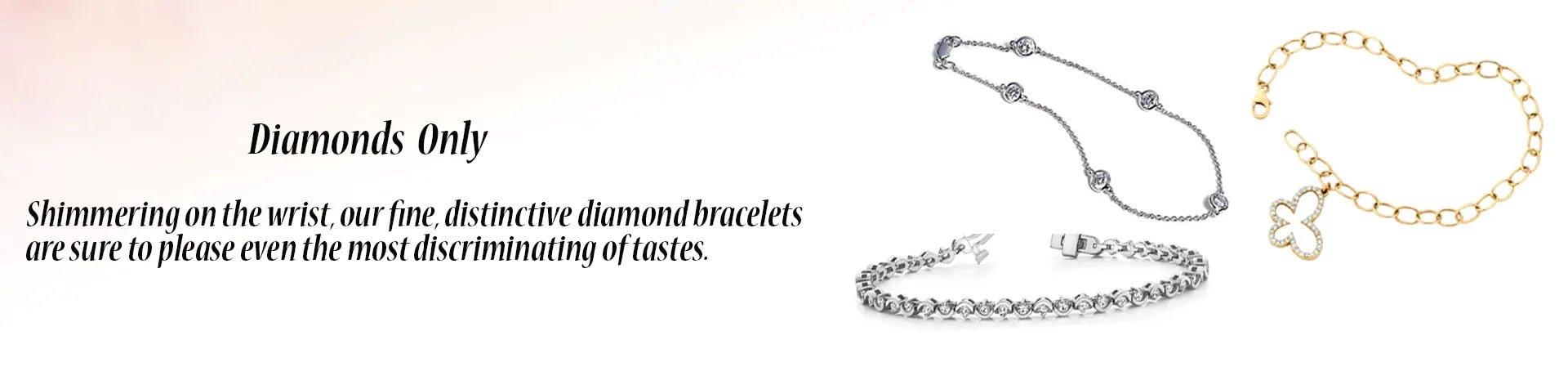 Diamond Bracelets Only - JewelryNest