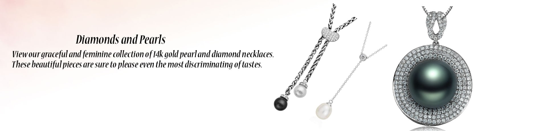 Diamond and Pearl Designer Diamond Necklaces