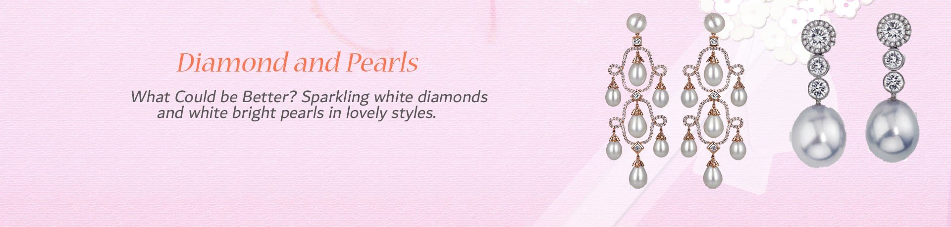 Diamond and Pearl - JewelryNest