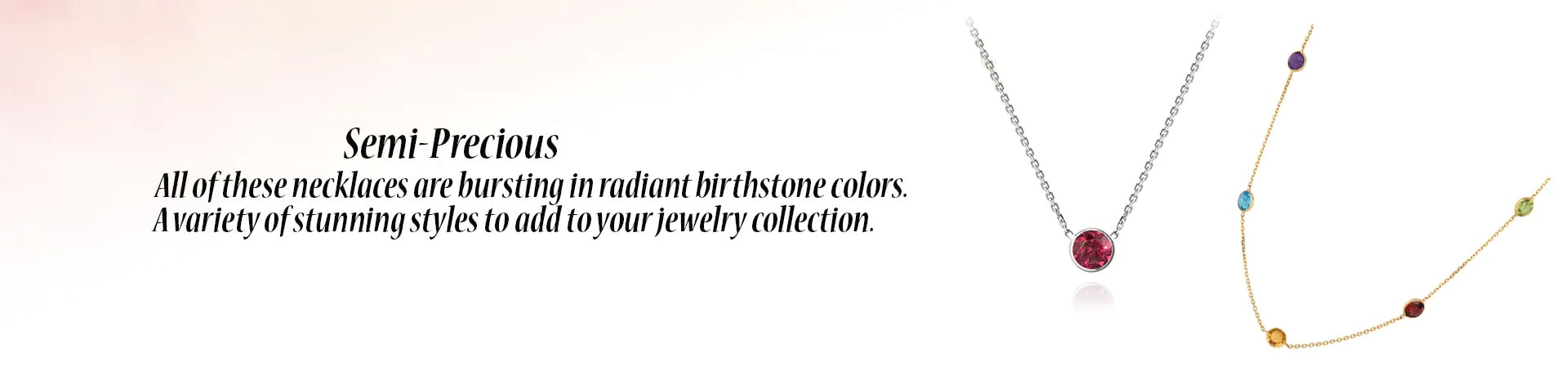 Handcrafed Semi-Precious Necklaces