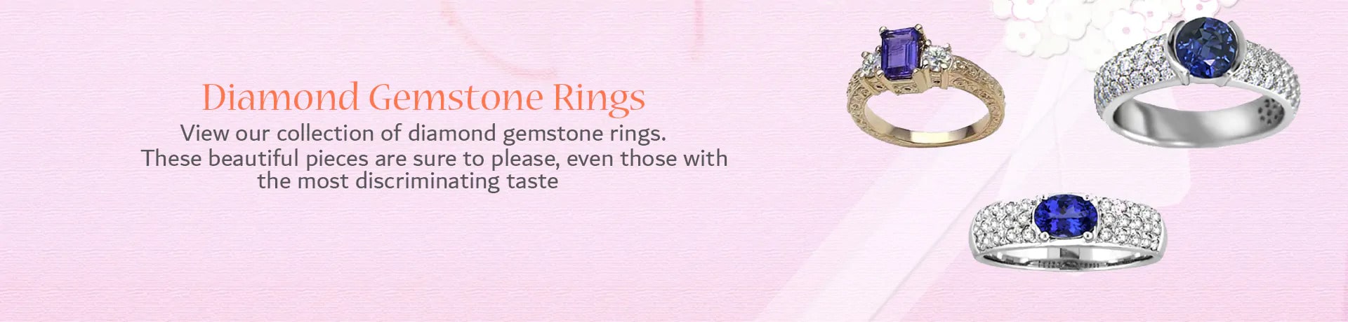 Diamond Gemstone Rings