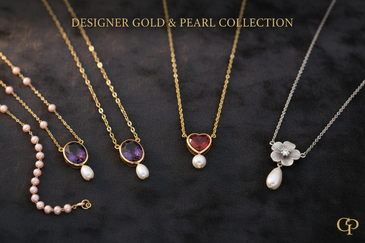 Design Gold And Pearls - JewelryNest - JewelryNest
