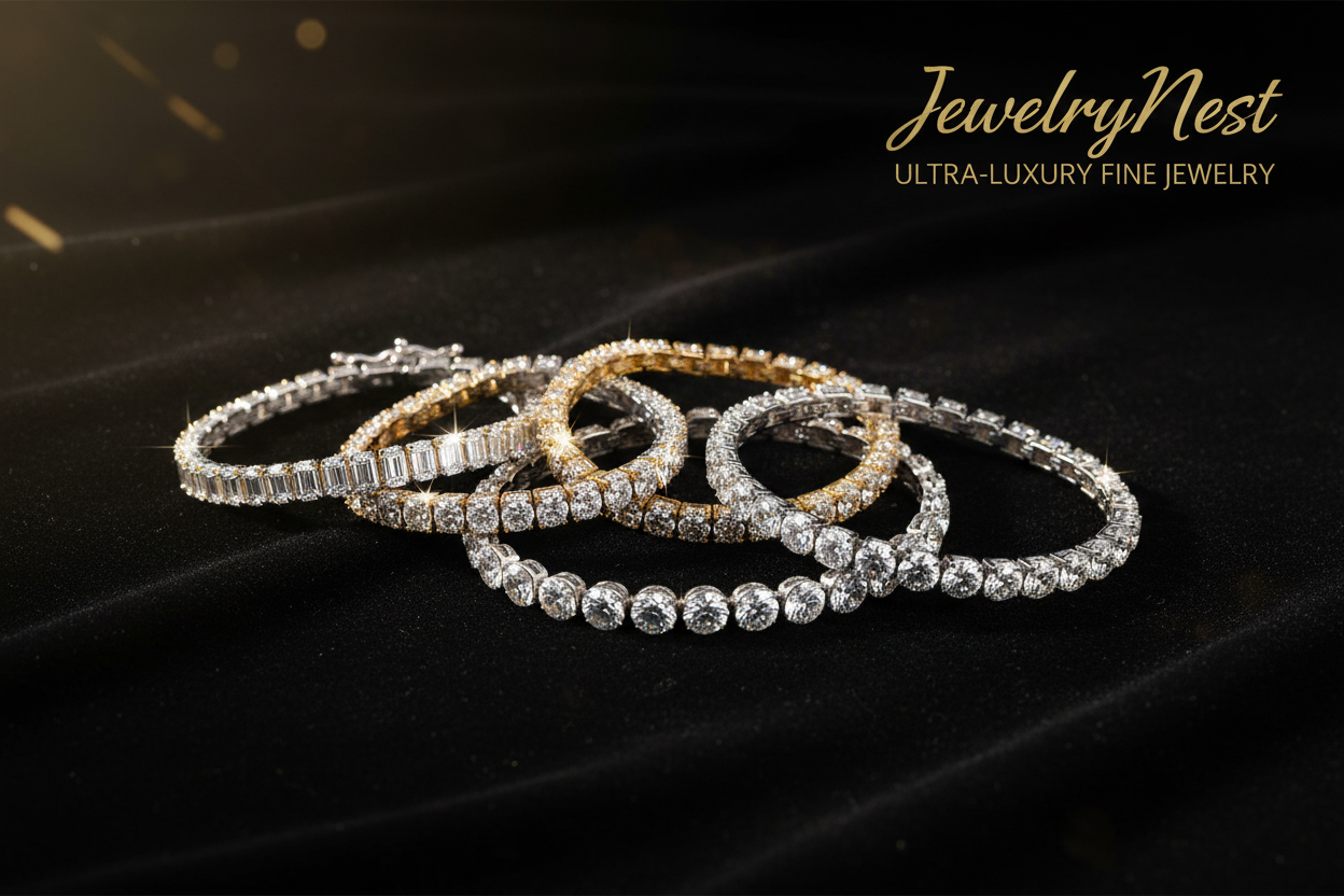 Assortment Diamond Tennis Bracelets