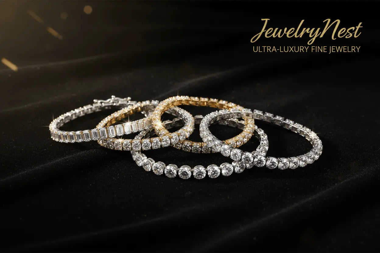 Assortment Diamond Tennis Bracelets