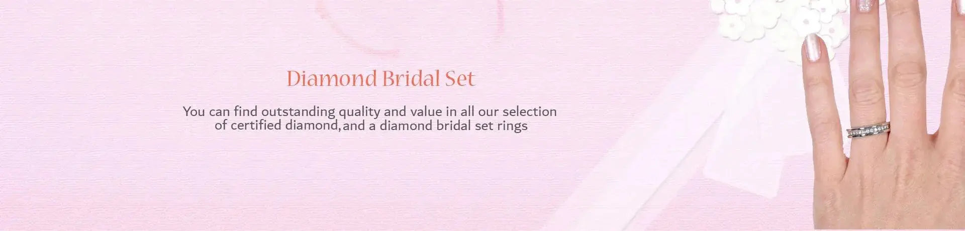 Diamond Bridal Set - JewelryNest