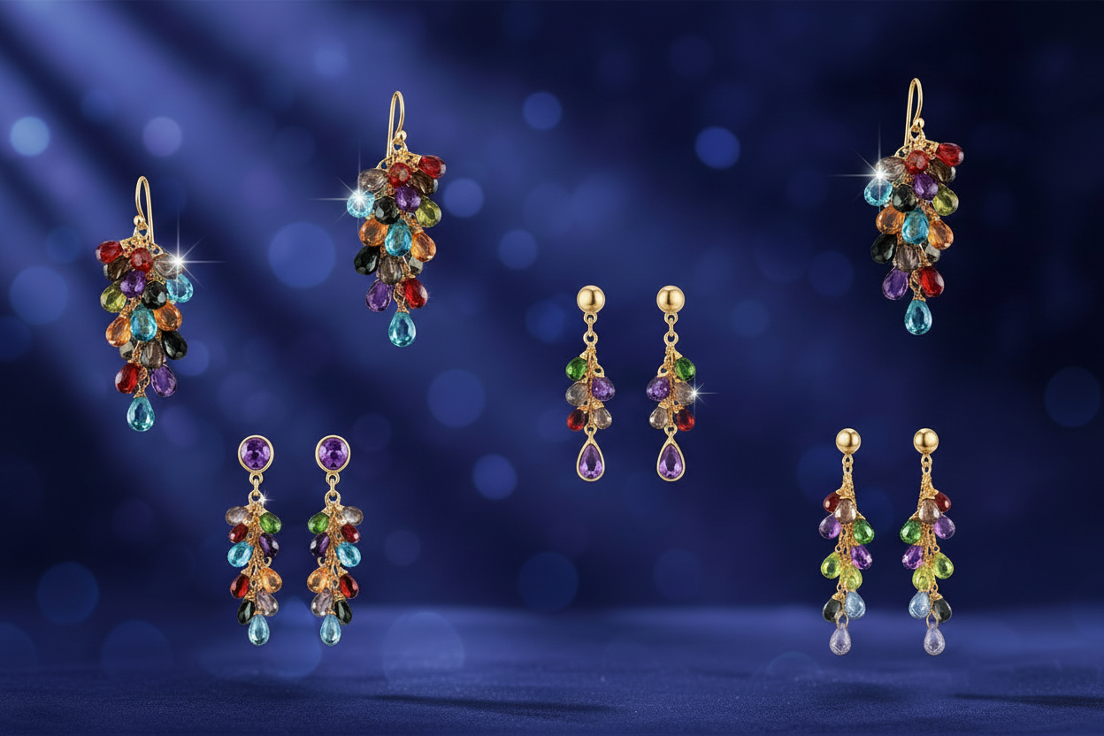 Gemstone Chandelier And Strand Banner