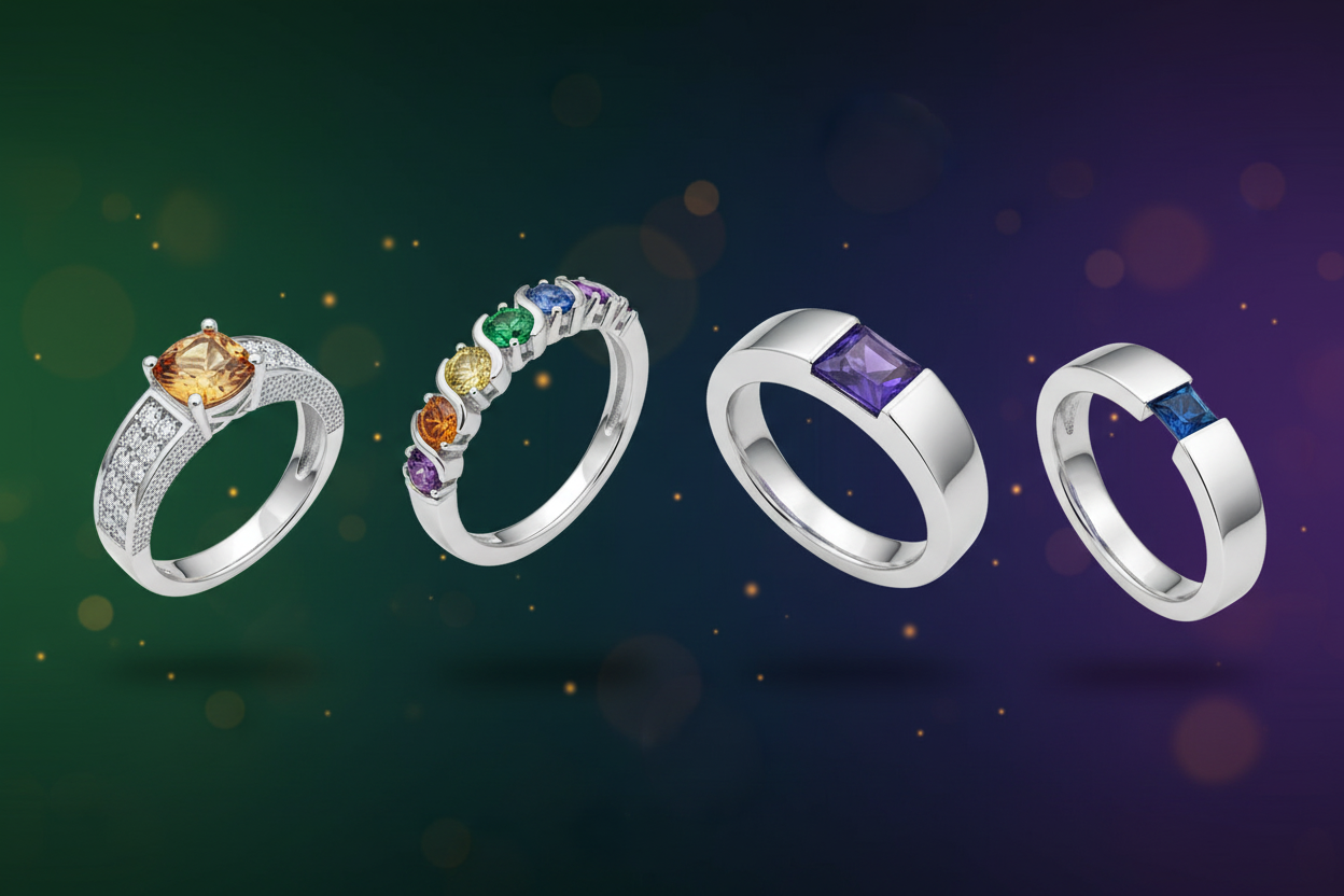 Gemstone Rings for Women | JewelryNest - JewelryNest