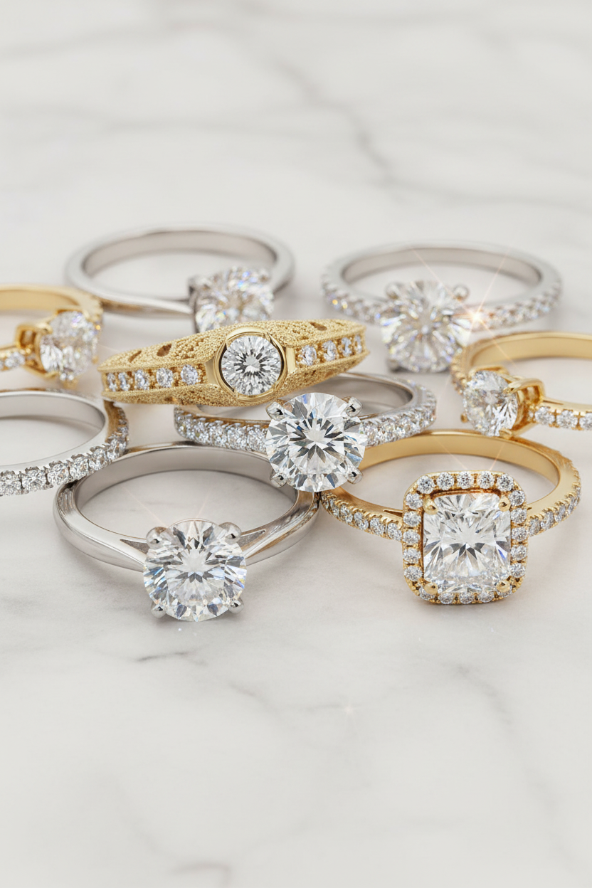 Lab-Grown Diamond Engagement Rings