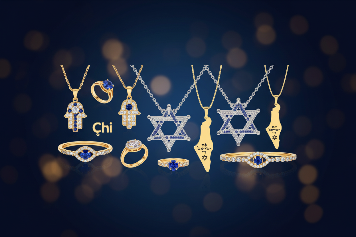 Scintillating Judaica Jewelry Wide Banner