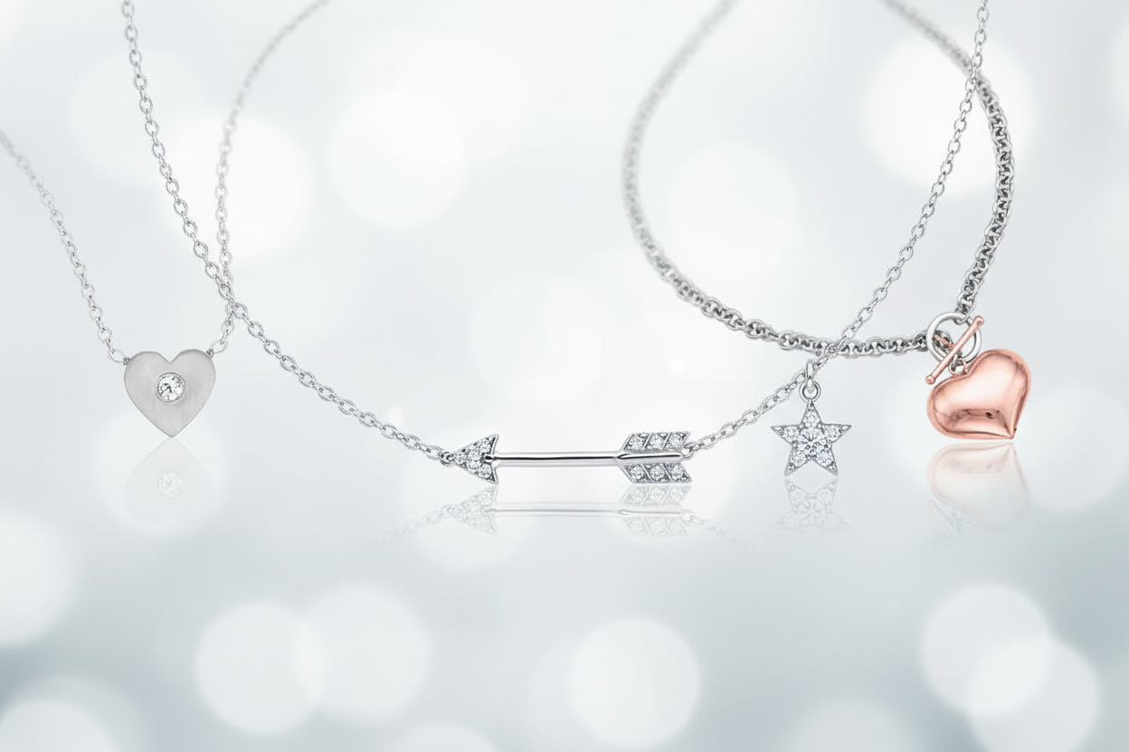 Sterling Silver Necklaces Banner
