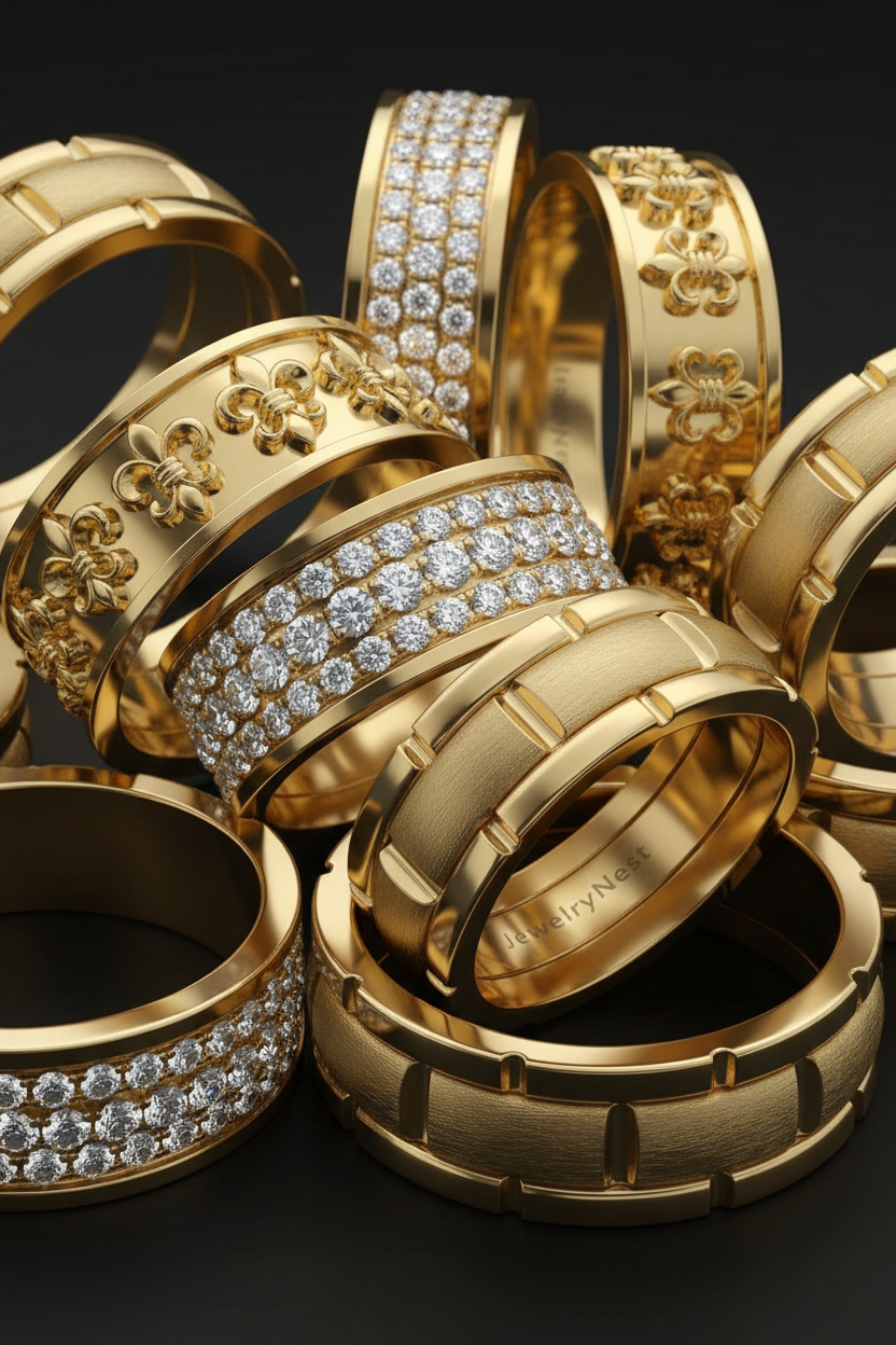 Wedding Rings — Luxury Dark