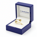 14k Gold Cupid's Arrow Diamond Ring in JewelryNest Box