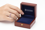 14k Gold Diamond Ruby Eternity Band – JewelryNest
