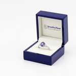 14K Gold Oval Amethyst & Diamond Ring (1.80 ct tw) - JewelryNest LLC
