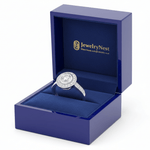 14K Gold Round Diamond Bezel Engagement Ring (1.03 ct tw) - JewelryNest LLC