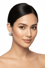 14k Solid Gold Round Diamond Huggies Earring (0.80.ct.tw) - JewelryNest LLC