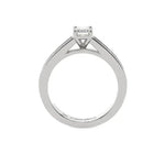 14k gold emerald cut diamond bridal wedding band set with 1.90 carats total from JewelryNest, featuring sparkling diamond accents.