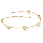 14K Lab Grown Diamond Stationary Bracelet (0.84 ct.tw) - JewelryNest