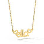 14k gold name necklace