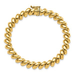 14k Solid Gold Yellow San Marco Bracelet (17.5.gr.tw)