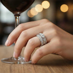 14k gold round diamond bridal wedding band set with 1.95 carats total, featuring sparkling diamonds and elegant craftsmanship.