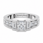 14k Gold Princess Emerald Cut Diamond Ring (1.60.cts.tw) - JewelryNest LLC