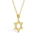 14K Gold Polished & Diamond Cut Star of David( 3.0.gr.tw)