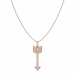 Arrow Necklace - White BG