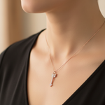 Arrow Necklace - Worn