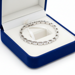 Bar Channel Diamond Tennis Bracelet in box