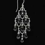 Black Onyx Earrings - Close Up