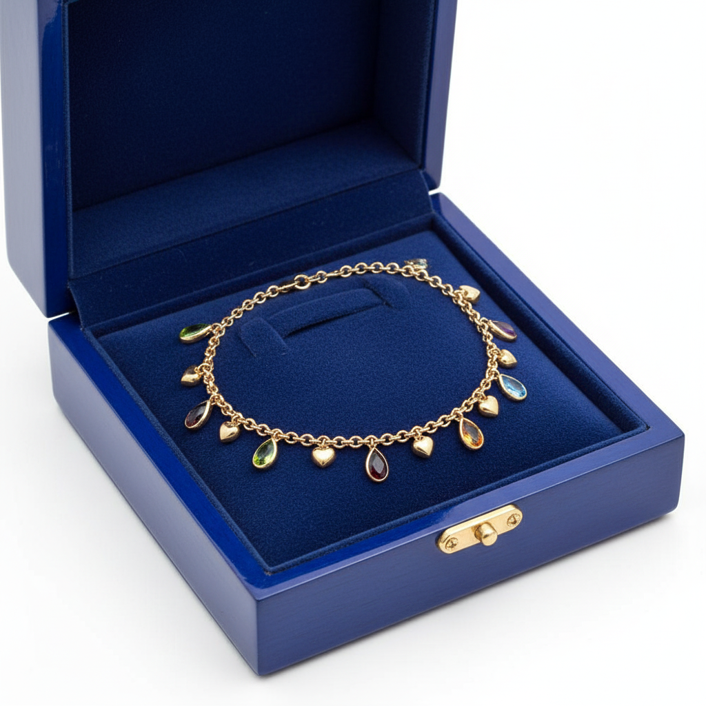 Bracelet in royal blue box