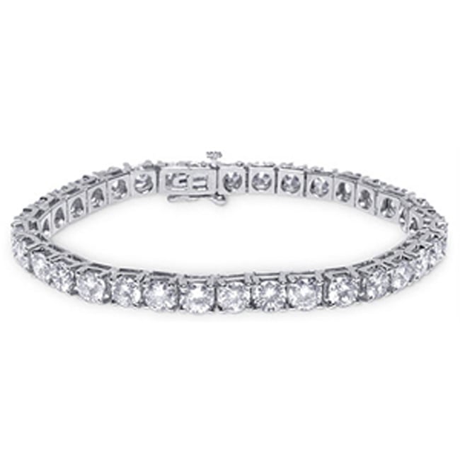 14k Solid Gold Round Diamond Tennis Bracelet (4.20.cts.tw)