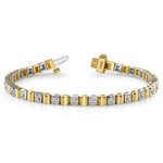 14k Solid Gold Round Cut Diamond Tennis Bracelet (0.85.cts.tw)