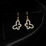 Butterfly Earrings - Flat Lay