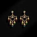 Chandelier Earrings - Flat Lay