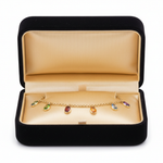 Charm bracelet in jewelry box