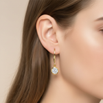 CZ Earrings on Model