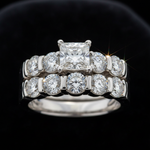 Diamond Bridal Set - Close Up