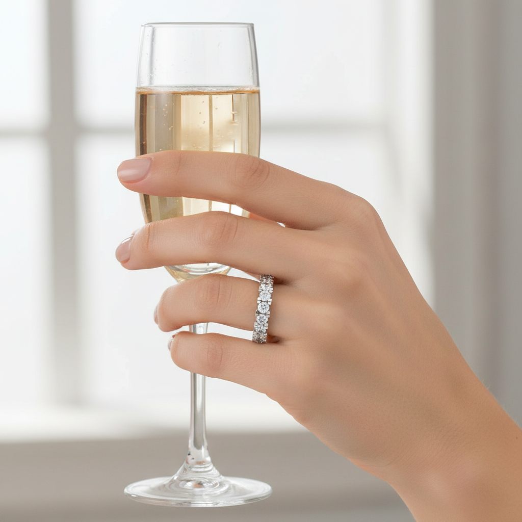 Diamond Eternity Band - Full Face Model