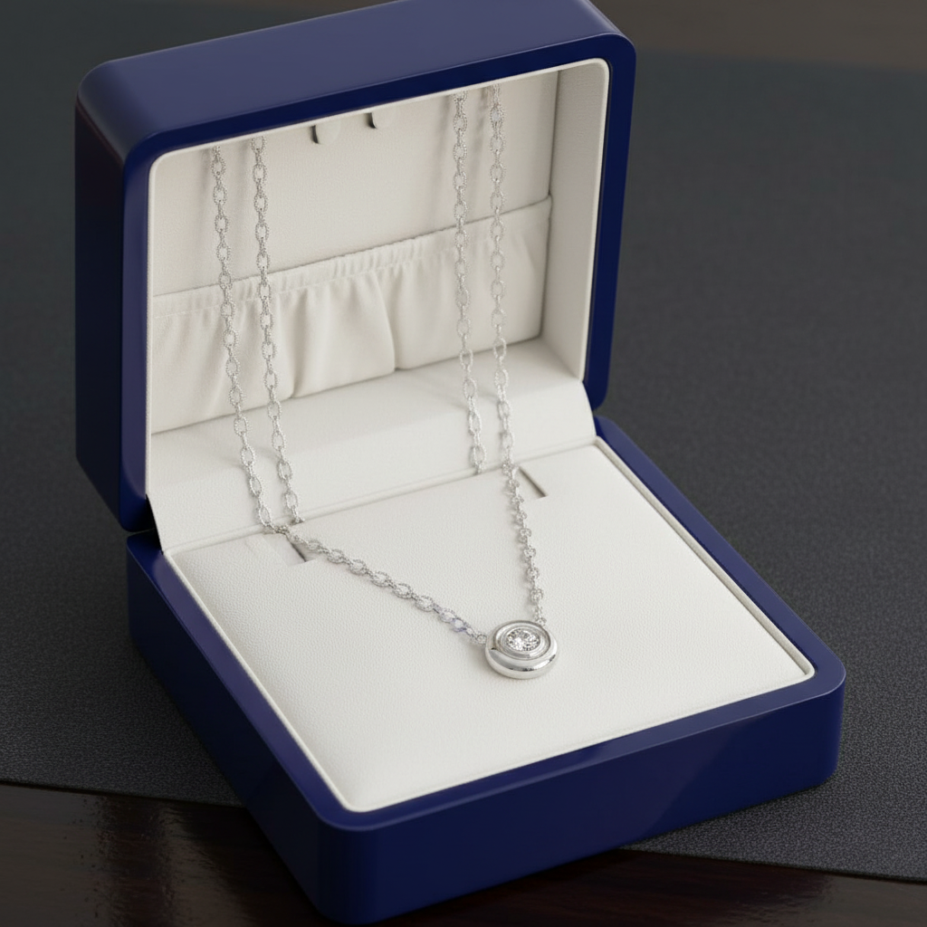 Donut Bezel - White Gold Box