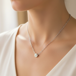 Donut Bezel - White Gold Worn